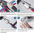2024 New Upgrade 2pcs Wire Twisting Tool for Drill, 1/4" Hex Shank Cable Wire Twister and Stripper for Electricians, Wire Stripping Tool Wire Nut ...