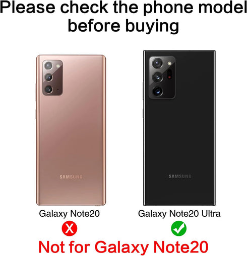 2PCS Galaxy Note 20 Ultra Back Rear Camera Lens Glass Replacement Back Lens Glass for Samsung Galaxy Note 20 Ultra 6.9 inches All Carriers with Fr...