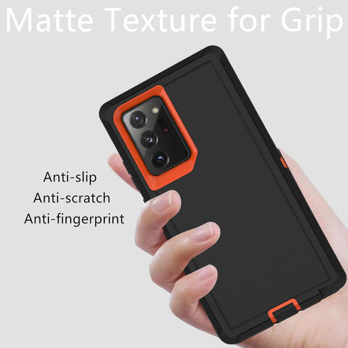 for Samsung Galaxy Note 20 Ultra Case, Heavy Duty Protective Case Dustproof Shockproof Protection 3 in 1 Rugged Cover for Samsung Galaxy Note 20 U...