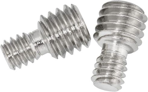 3PCS 3/8 inch Male to 1/4 inch Male Threaded Tripod Screw Adapter, 1/4 inch Male to 3/8 inch Male Double Sides Standard Mounting Thread Converter ...