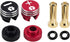 TCRC 2PCS Aluminum Heatsink 5mm Bullet Plug Connectors & Grips for Li-Po and Li-HV Hardcase Power (Red + Black)...