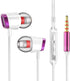 YNR 3 Pairs Wired Earbuds with Microphone & Volume Control, in Ear Earphones, Noise Islating High Definition, for 3.5mm Jack iPhone iPad iPod Sams...