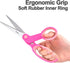 Premium Sewing Scissors Bundle, 8" Heavy Duty Fabric Scissors, 5" Detail Embroidery Scissors, 4" Small Selvedge Scissors, 5" Thread Snips, Tailori...
