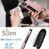 for iPhone 15 Pro Wallet Case with Card Holder + 2 Tempered Glass Screen Protector, Heavy Duty Protective Dual Layer Shockproof Hidden Card Slot S...