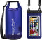 2 pieces Waterproof Dry Bag for Women and Men, 10L Roll Top Waterproof Backpack Sack with Waterproof Phone Case, for Hiking, Backpacking, Kayaking...