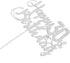 Silver Glitter Happy 30th Birthday Cake Topper - 30th Birthday Cake Topper, 30th Birthday Party Decoration...