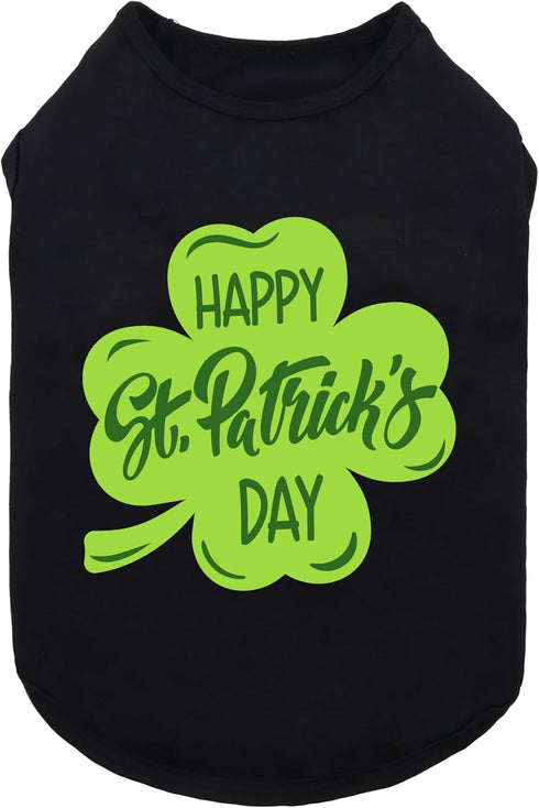 Fitwarm Happy St Patricks Day Dog Clothes, Summer Dog Clothes for Small Dogs Boy Girl, Funny Dog Tshirt, Lightweight Breathable Cotton, Pet Cat Ou...