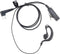 CP200 Earpiece Headset Compatible with Motorola Walkie Talkies CLS1110, CLS1413, CLS1450, GP88, RDM2070D, VL50, G Shape, PU Material, Black...