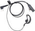 CP200 Earpiece Headset Compatible with Motorola Walkie Talkies CLS1110, CLS1413, CLS1450, GP88, RDM2070D, VL50, G Shape, PU Material, Black...