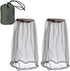 2 Mosquito Head Net with Carry Bag...