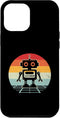 iPhone 15 Pro Max Retro Sunset Robot Robotics Engineer Robotic Engineering Case...