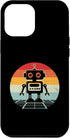 iPhone 15 Pro Max Retro Sunset Robot Robotics Engineer Robotic Engineering Case...