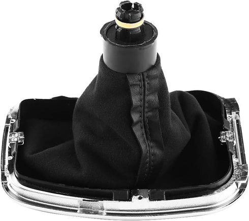 Shift Knob 6 Speed for Bora for GOLF MK4 1998-2007,Car Gear Shift Knob Stick Gaiter Boot Frame,Plastic&Synthetic Leather Material...