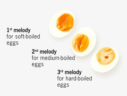 BrainStream BeepEgg Basic Egg Timer - Plays Tunes When Eggs are Ready, Works with Any Egg Size, Temperature-Sensitive for Precise Cooking, Made in...