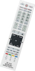 TS-1LC Universal Replacement Remote Control fit for Toshiba TV 19AV615DB 26AV615DB 32AV615DB 37AV616DB 32AV633DB 42AV635DB 32AV636DB 42HL800A 32L1...