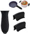 3 Pack Silicone Hot Handle Holders Cover, Assist Pan Handle Sleeve Pot,Non-Slip Pot Holder Sleeve,Frying Pan Casserole Oven Tray Baking Sheets Cas...