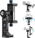 Ulanzi MA53 Metal Phone Tripod Mount Adapter with Arca Swiss/Uka Interface, 2 Cold Shoe, 360° Swivel Cellphone Tripod Adapter, iPhone Sumsang Hold...