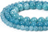 45pcs 8mm Natural Stone Beads Blue Chalcedony Beads Crystal Gemstone for Jewelry Making, DIY Bracelet Necklace...