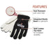 Lincoln Electric Welders Leather Drivers Gloves | Top Grain & Split Leather | Cotton Liner | Large | K3770-L, White...