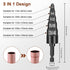 SUNJOYCO 5 in 1 HVAC Repair Tool, 2PCS Air Conditioner Copper Pipe Tube Expander Soft Copper Tubing Swaging Tool Repairing Set, Copper Pipe Swage ...