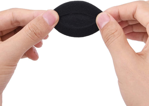 2 Inch Foam Pad EarPad Ear Cover Compatible with Sony Sennheiser Philips Headphone, 5 Pairs, Black......