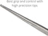 Beaditive 5.5-inch Sewing Machine Tweezers Set (3-pc) Serrated Straight Tips | Professional Grade, High Precision | Stainless Steel...