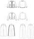 Vogue Misses' Fitted Jacket and Pants Sewing Pattern Kit, Code V1830, Sizes 8-10-12-14-16, Multicolor...