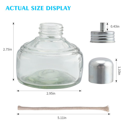 Dental Alcohol Lamp Glass - Alcohol lab Burner Portable Chemistry Heating Equipment for Dental Science Experiments Household and Camping Come with...