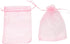 100Pcs Organza Bags with Drawstring 3.5x4.5 inch, Pink Baby Shower Favor Bags for Girls, Mesh Jewelry Gift Pouches Wedding Party Candy Bags...