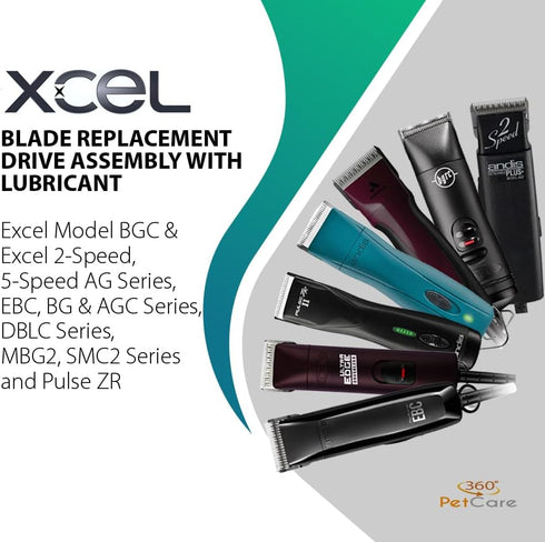 XCEL Lubricated Blade Drive Assembly Lever Replacement for Pet Clipper - 1-Pack...