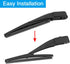 X AUTOHAUX Rear Windshield Wiper Blade Arm Set 185mm 7 Inch for Mercedes-Benz Fortwo 2013 2014 2015 2016 2017...