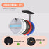 2 Packs Tumbler Lid Organizer Self-Adhesive or Drilling Under Cabinet Cup Lid Hook Organizers Tumbler Lid Hanger for Kitchen Organizers and Storag...