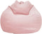 Stuffed Animal Storage Bean Bag Cover (No Filler) Extra Soft Beanbag Seat Chair Covers-Cotton Linen Memory Foam Beanbag Replacement Cover for Adul...