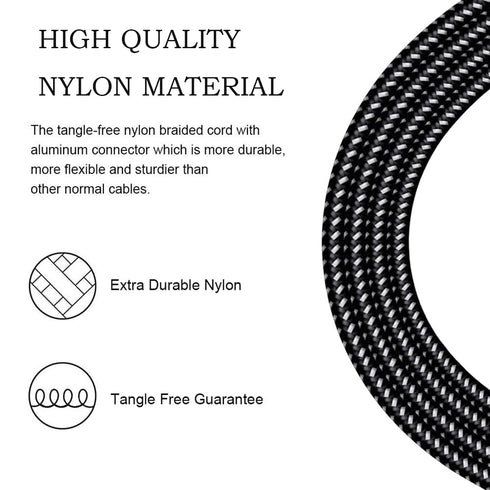Long i Phone SE Charging Cable 3Pack 10ft Nylon Braided MFi Certified Lightining Charger Cord Compatible with i Phone 14 13 12 11 Pro Max XS XR X ...