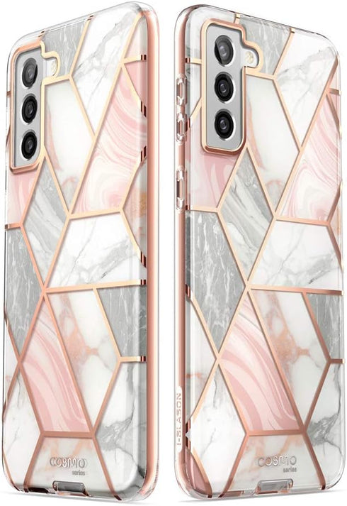 i-Blason Cosmo Series for Samsung Galaxy S21 Plus 5G Case, Slim Stylish Protective Case Without Built-in Screen Protector (Marble)...