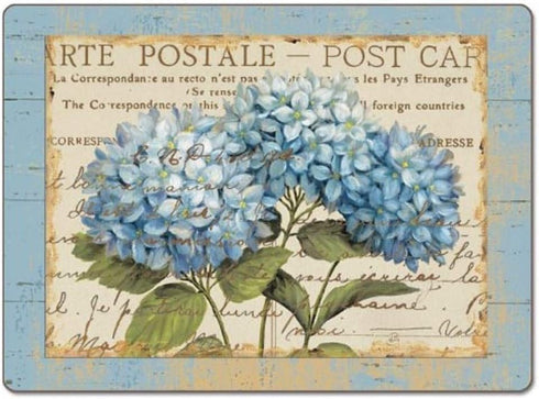 CounterArt Blue Hydrangeas Hardboard Placemat, Set of 2...