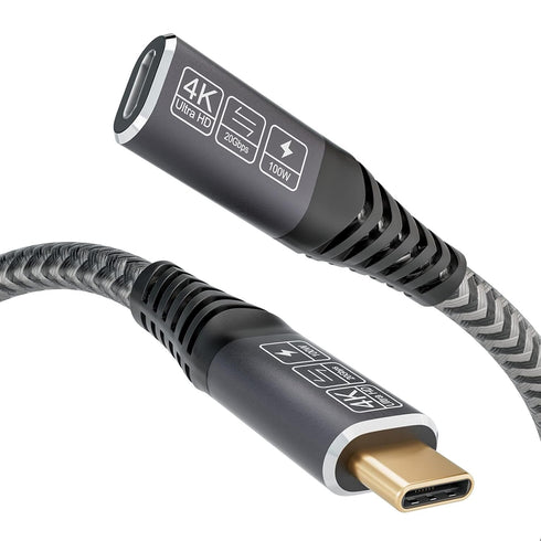 USB C Extension Cable 2M/6.6FT, USB C 3.2 Extender Cord Male to Female Support PD ????????/5A Fast Charging, 20Gbps Sync Transfer Compatible with ...
