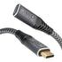 USB C Extension Cable 2M/6.6FT, USB C 3.2 Extender Cord Male to Female Support PD ????????/5A Fast Charging, 20Gbps Sync Transfer Compatible with ...