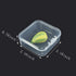 25 Packs Small Square Containers Case Organizer with Hinged Lids Clear Plastic Beads Storage Box for Jewelry, Pills, Crafts (2.17" 2.17" 0.8")...