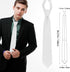 Black Ties For Men Solid Pure Color Tie 3.15" (8CM) Formal Necktie for Men in Gift Box...