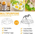 Egg Steamer Rack Trivet with Heat Resistant Handles for Instant Pot Accessories 5,6,8 Quart & Pressure Cooker, Stainless Steel...