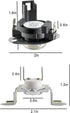 280148 Thermal Cut Off Kit Includes 8557403 Thermostat & 8318314 Thermal Fuse-Replaces 280148VP 1175772 AP3874047 PS991443 EAP991443