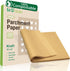 200Pcs 12x16In Unbleached Parchment Paper Sheets Precut Heavy Duty Flat Kitchen Baking Supplies Paper Non-Stick,Non-Toxic Cooking Paper for Air Fr...