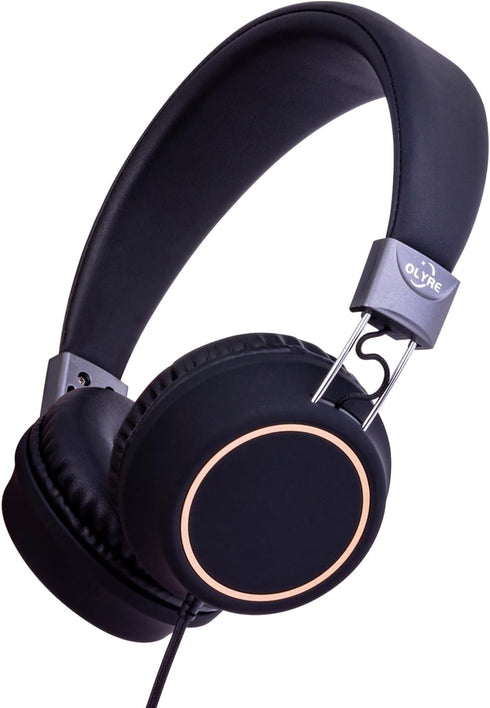 Kids Headphones Wired for School with Microphone, Lightweight Foldable Wired Headphones for School Age Kids with in-Line Control for Boys and Girl...