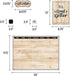 CTP Core Décor Black, White, and Wood Calendar Set Bulletin Board Top Classroom Decorating Accents (Creative Teaching Press 10920)...