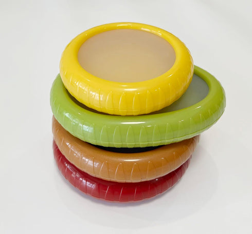 4PC Silicone Fruit and Vegetable Storage Containers Set for Fridge, Onion Storage Container, Avocado keeper,Tomato Saver,and Lemon holder...