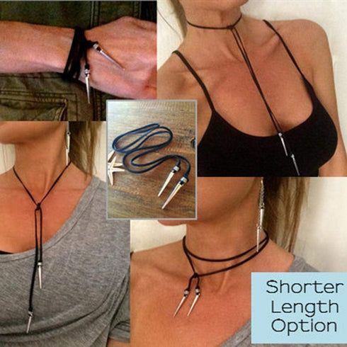 Boho Long Choker Necklace Black Wrap Hippie Necklaces Chain Velvet Necklace Jewelry for Women...