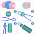 142 Pcs Bobbin Thread Organizing Clips, 70 Bobbin Holder Clips Color Thread Clips Holder, 32 Silicone Holder Bobbin Holders, 40 Bobbin Thread Hold...