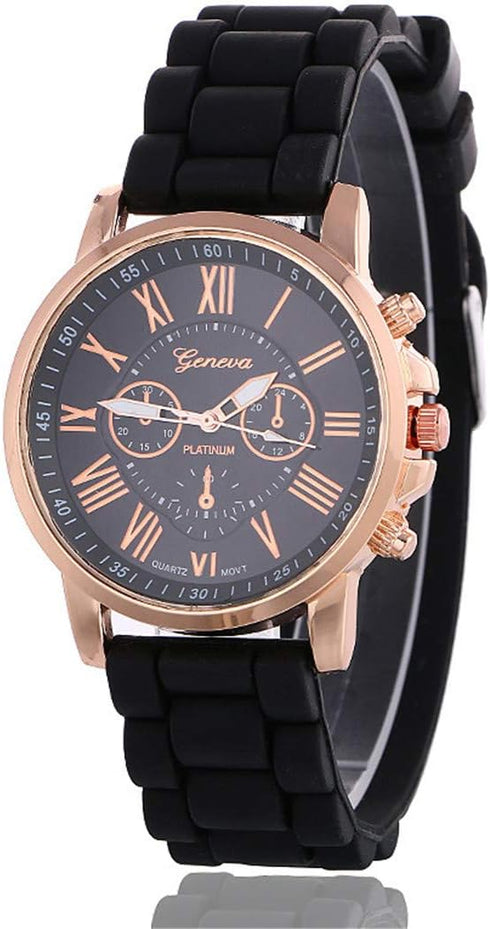 CdyBox Women Men Silicone Band Analog Quartz Casual Watches Jelly Color Unisex Bracelet...