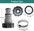 Pool Hose Adapter 1 1/4 to 1 1/2 Pool Hose Adapter 1.25 to 1.5 Pool Hose Adapter 1 1/2 Pool Hose Adapter 1 1/4 Hose Adapter Pool 1.5" and 1.25" Ty...